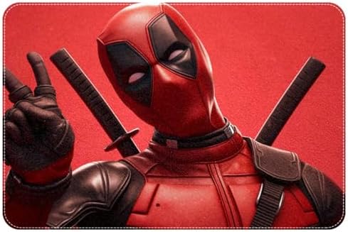 Deadpool Door Carpet Bath Rug 60x40cm