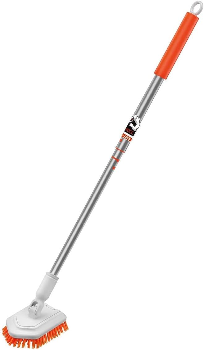 WnewTools 51 Floor Scrubber with Squeegee Brush