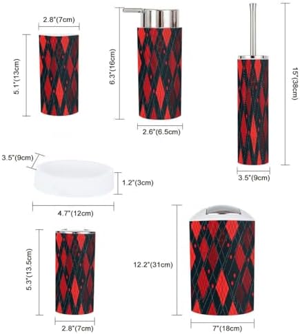 Boho 6-Piece Bathroom Accessory Set
