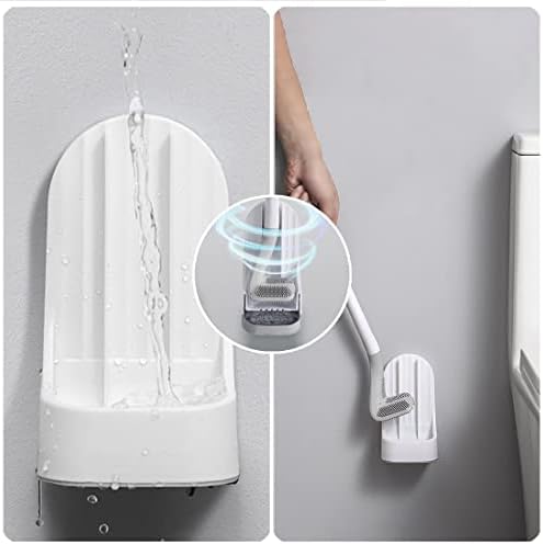 CYANLUX Long Handle Toilet Brush with Holder