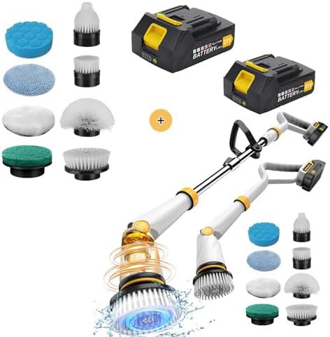 Qimedo Electric Spin Scrubber Q2 Pro with 3 Batteries