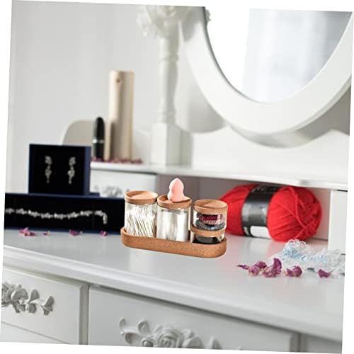 Delicate Bamboo Storage Canister with Clear Lid