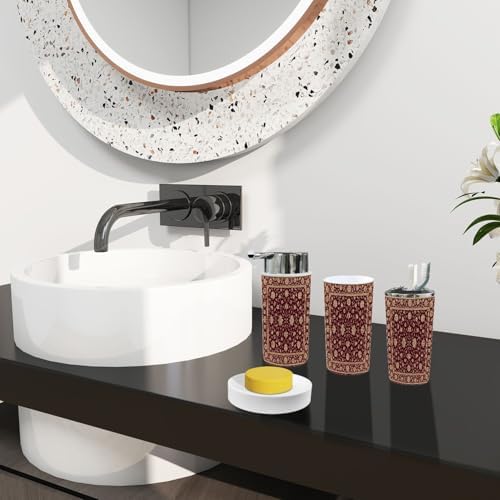 Boho Christmas Bathroom Accessories Set 6 Piece