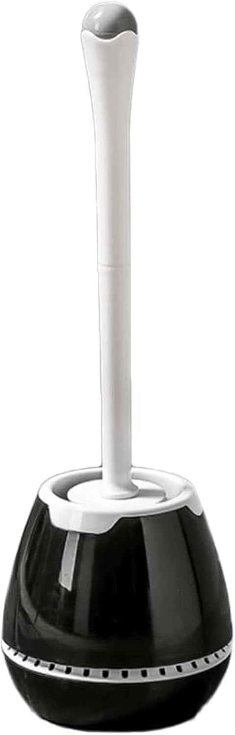 Floor-Standing Toilet Brush with Base and Holder