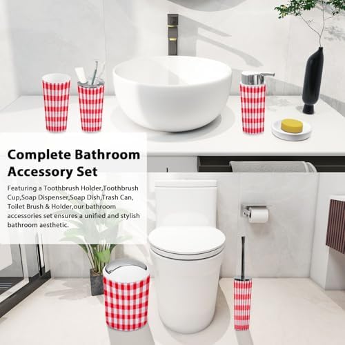 TRANQDEHOM 6-Piece Bathroom Accessory Set