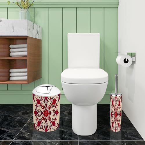 Boho Snowflakes Bathroom Accessory Set 6 Piece