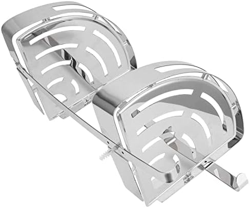 FINANCIALLY LIT 2-Tier Bathroom Corner Shelf Organizer