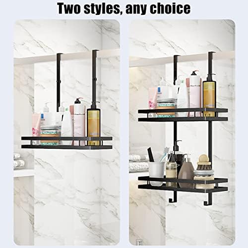 Abizarch Shower Caddy with Hooks and Suction Cups