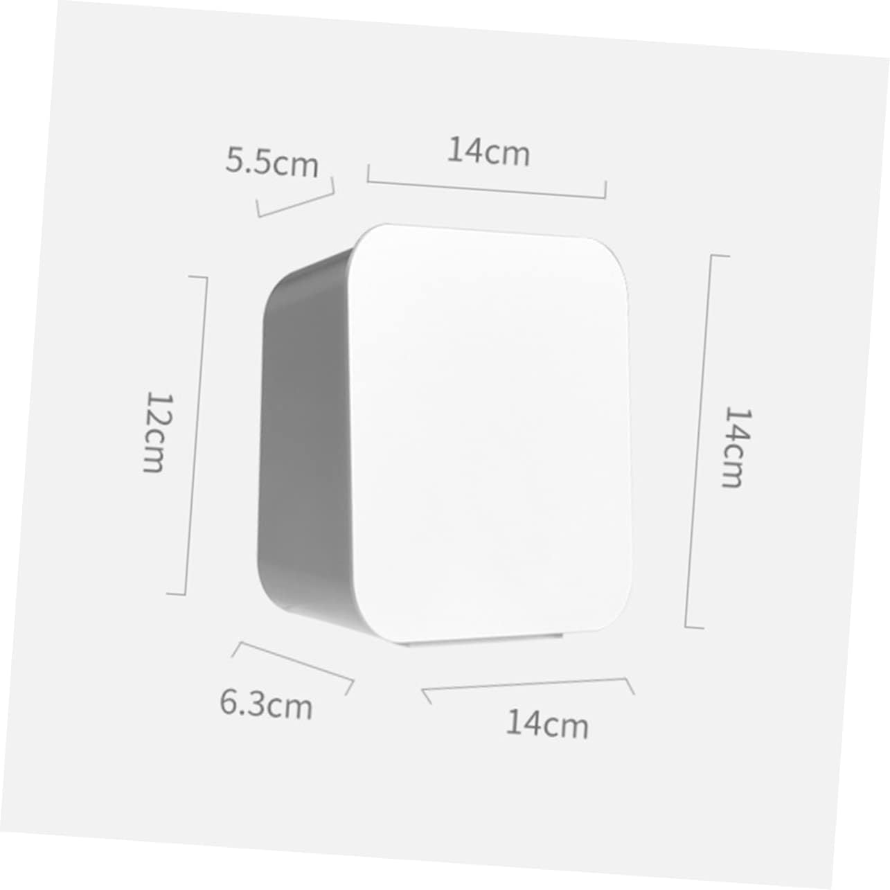 Anneome Wall Mounted Cotton Swab Holder Organizer
