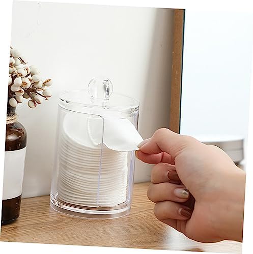 Cotton Pad Holder Container Elegant Bathroom Storage Stand