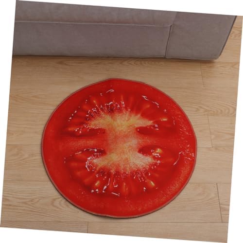 ABOOFAN Round Non-Slip Fruit Design Bath Mat