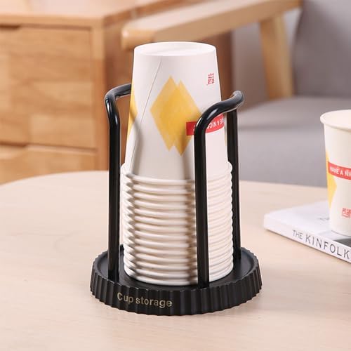 TNNOKL Paper Cup Dispenser with Holder for Kitchen and Bathroom