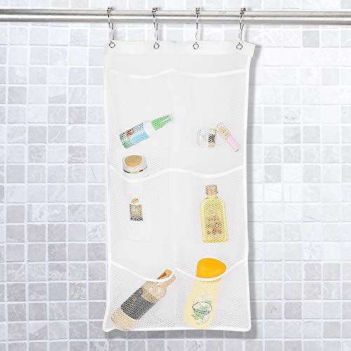 6 Pockets Shower Caddy with Quick Drying Mesh