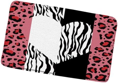 Leopard Print Bath Mat 16x24 Inch