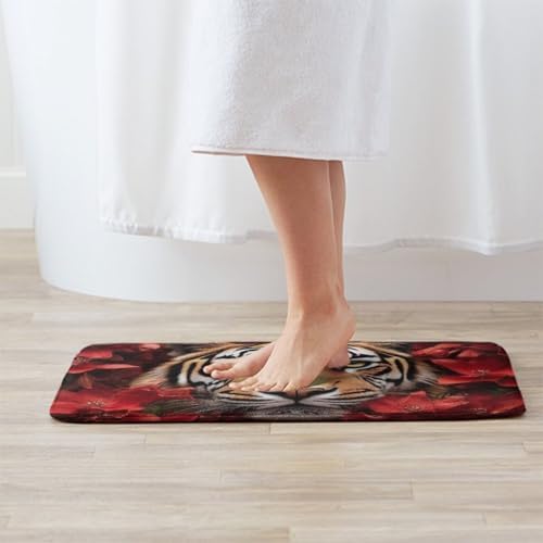 BoomDragon Anti-Slip Memory Foam Bath Mat - 16x24 Inch