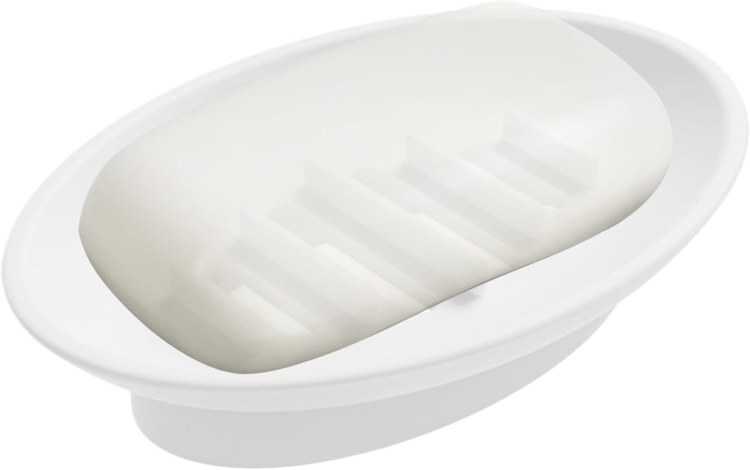Silicone Soap Dish Holder for Shower and Kitchen
