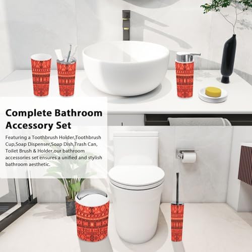 TRANQDEHOM Bathroom Accessory Set 6 Piece