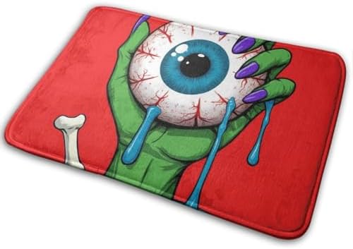 BoomDragon Abstract Zombie Eyeball Bath Rug