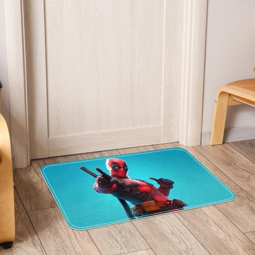 Deadpool Office Rugs - Durable Washable Floor Mat 60x40cm