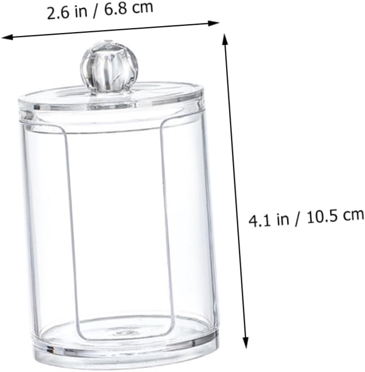 Cotton Pad Holder Container Elegant Bathroom Storage Stand