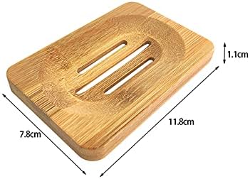HUKK Bamboo Soap Dish with Water Drainage