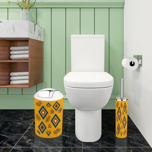 Boho Paisley Bathroom Accessory Set 6 Piece