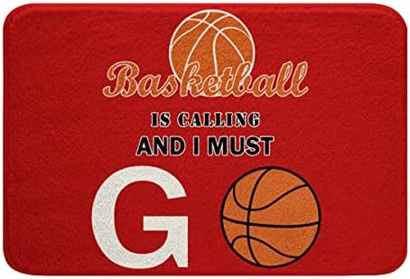 Baseball Bath Rug 24x16 Inch 3D Green Print Soft Fleece Doormat