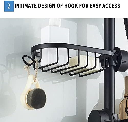BIENKA 2 Piece Aluminum Corner Shower Caddy Organizer