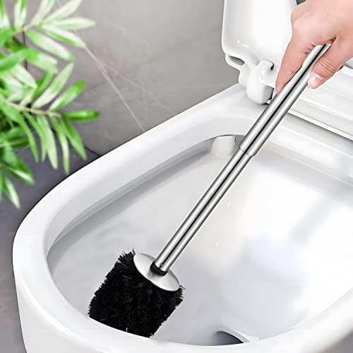 Brushed 304 Stainless Steel Toilet Brush Set with Holder
