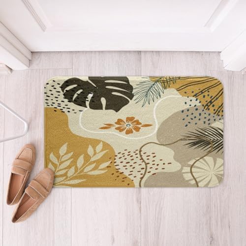 Feelyou Boho Bathroom Rug for Kids 16x24 Modern Art Mat