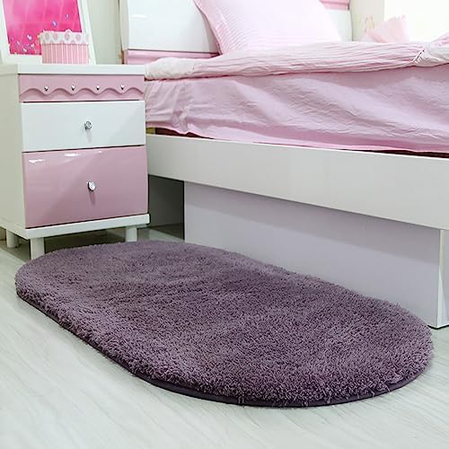 Extra Soft Shaggy Bath Rug Set of 3 for Shower and Kitchen