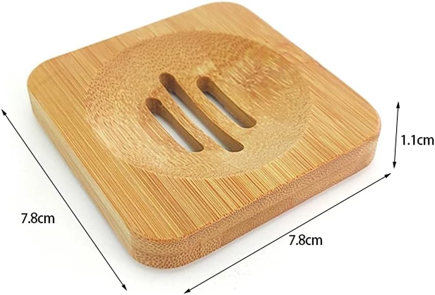 HUKK Bamboo Soap Dish with Water Drainage