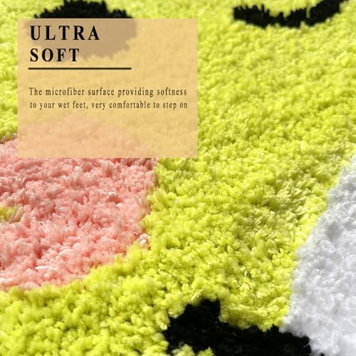 UKELEL Cute Frog Shape Bath Mat for Kids