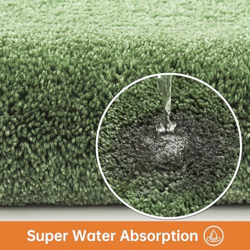 BEQHAUSE 20x32 Bath Rug Non-Slip Absorbent