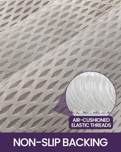 DEXI Dark Grey 24x36 Bath Rug Non Slip Plush Mat