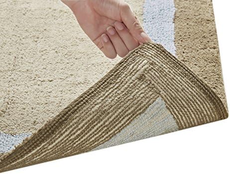 Madison Park Amherst Bath Rug 20x30 Brown Blue