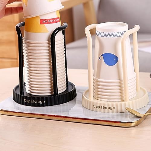 TNNOKL Paper Cup Dispenser with Holder for Kitchen and Bathroom