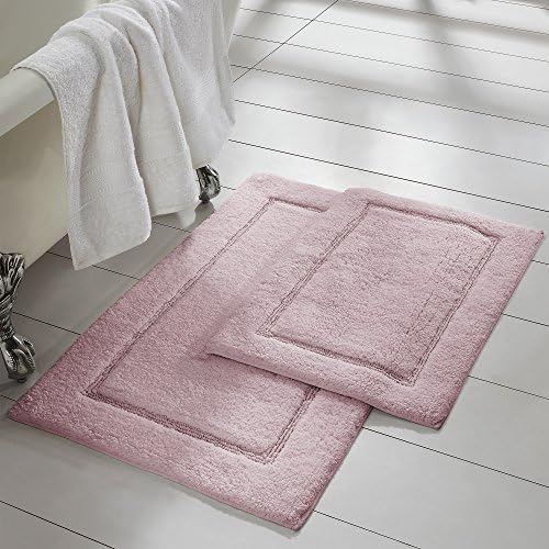 Modern Threads 2-Pack Dusty Rose Bath Mats