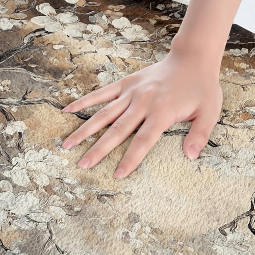 Jejeloiu Vintage Floral Bathroom Rugs 16x24 Inch