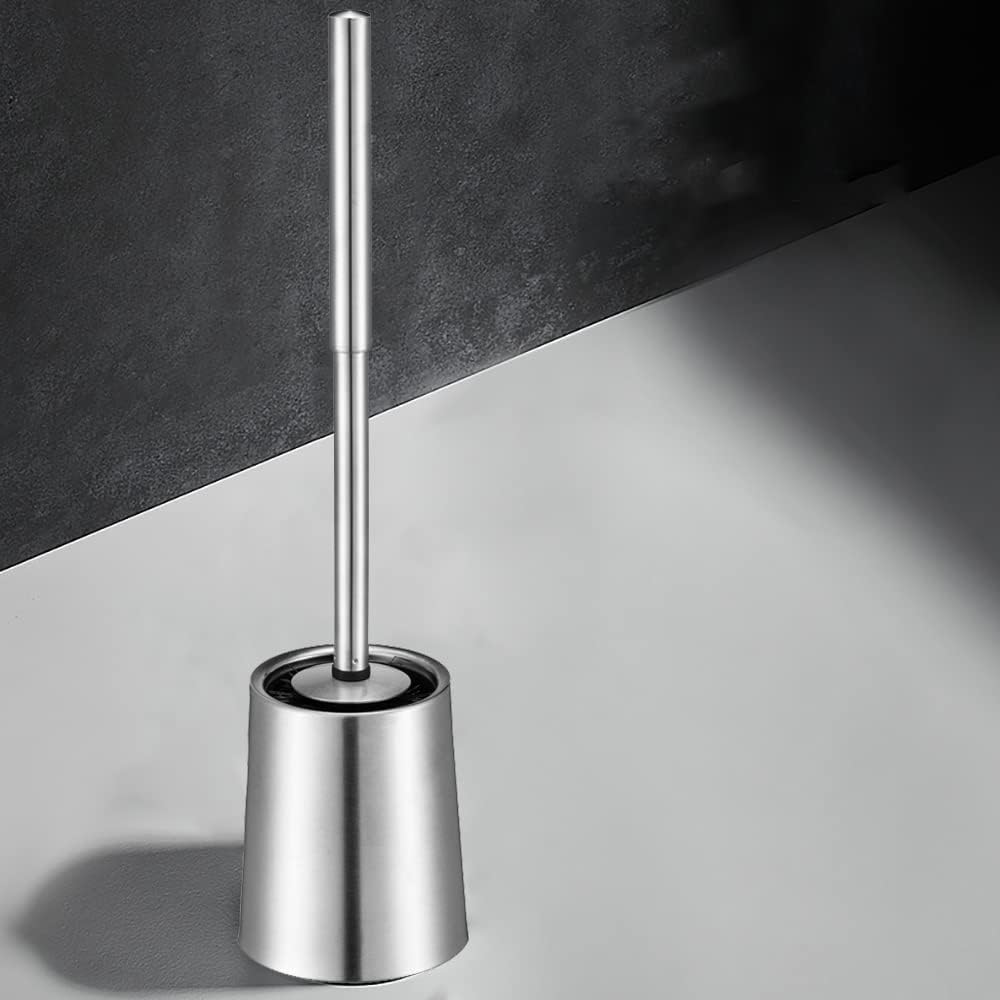 Brushed 304 Stainless Steel Toilet Brush Set with Holder