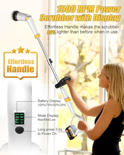 Qimedo Electric Spin Scrubber Q2 Pro with 3 Batteries