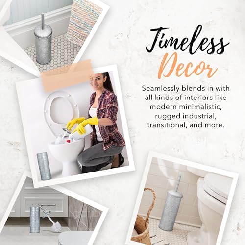 Autumn Alley Rustic Toilet Brush Set with Holder