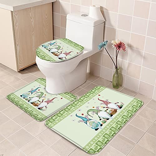 YESOF66 3 Piece Bathroom Rug Set with Non-Slip Anti-Slip Design 1