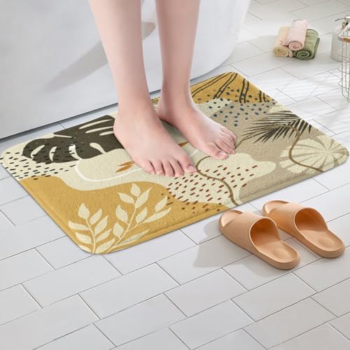 Feelyou Boho Bathroom Rug for Kids 16x24 Modern Art Mat