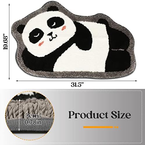 Ankah Panda Cartoon Shower Mat - Non-Slip Durable
