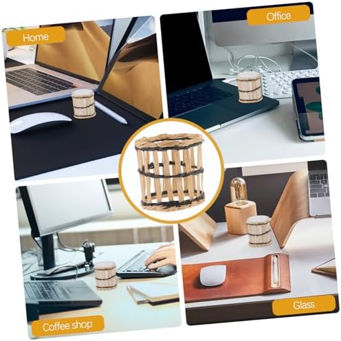 NAMOARLY Glass Cup Covers for Elegant Beverage Holders