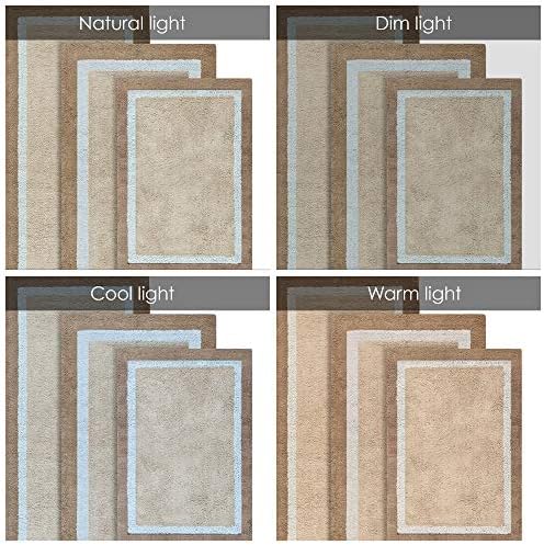 Madison Park Amherst Bath Rug 20x30 Brown Blue
