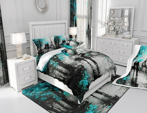 Jejeloiu Eiffel Tower Bath Rugs 20x32 Inch Romantic Paris Design