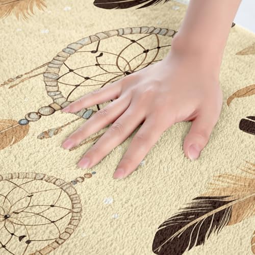 RezsoyeN Dreamcatcher Bathroom Rug 16X24 Non Slip