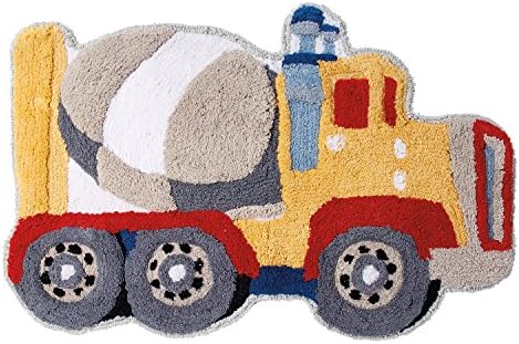 Dream Factory Trains and Trucks 4-Piece Bath Set Grey